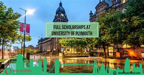 Full Scholarships At University Of Plymouth In Uk 2020 Oya School