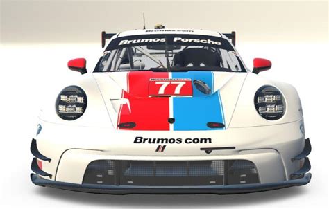 Porsche 911 Gt3 R 992 Brumos Tribute Livery Imsa Gtd Pro By