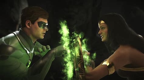 Injustice 2 Green Lantern Vs Wonder Woman All Intro Outros Clash