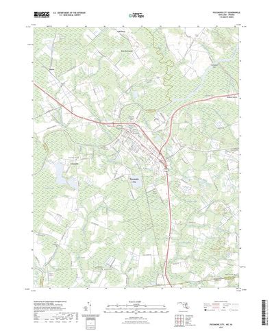 Pocomoke City, MD (2023, 24000-Scale) Map by United States Geological ...