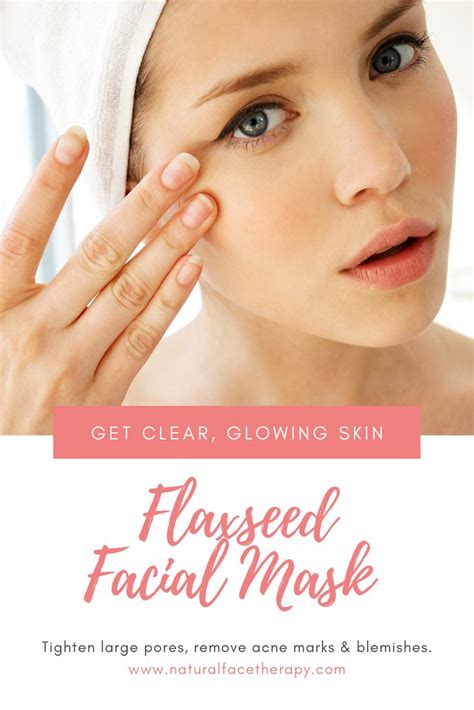 Diy Flaxseed Face Mask For Clear Glowing Skin With Images Skin