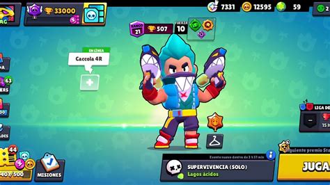 BRAWL STARS DESBLOQUEO BRAWL PASS Y LLEGO A 33000 TROFEOS CON COLT