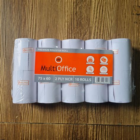 Jual Kertas Struck Register Roll MultiOffice 75x60 10 Roll Shopee