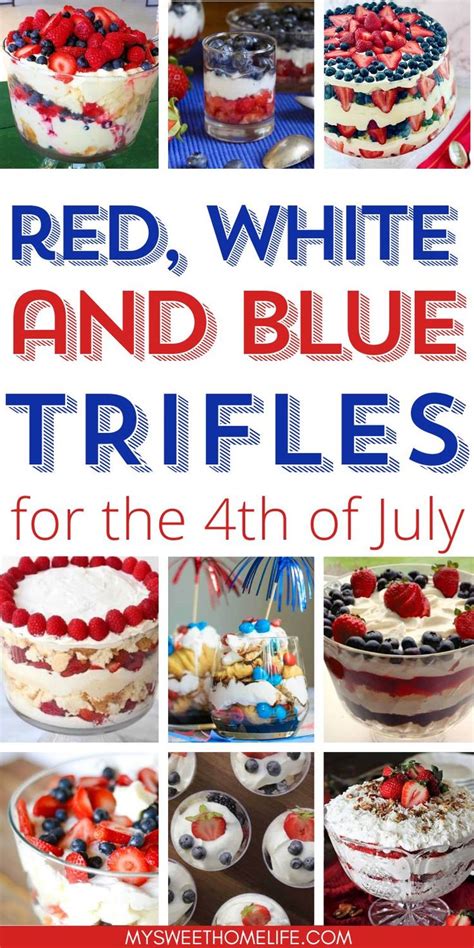 Red White And Blue Trifle Recipes In 2024 Trifle Recipe 4th Of