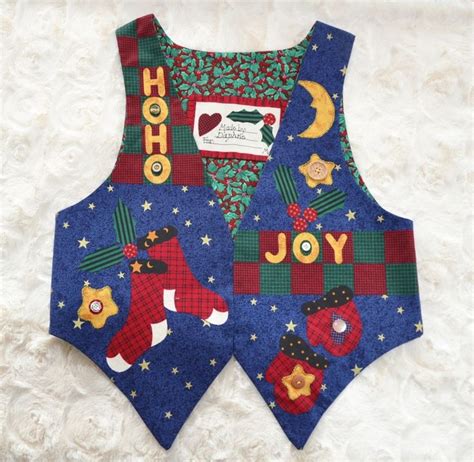 Christmas” Vest In 2020 Christmas Vest Holiday Outfits Winter Mittens