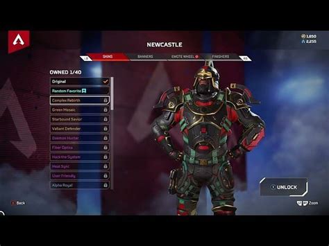 The Best Skins For Newcastle So Far In Apex Legends