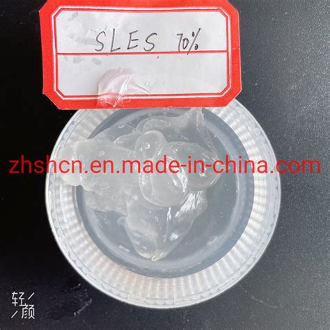 Chinese Sodium Lauryl Ether Sulphate Sles Texapon N For Cosmetic