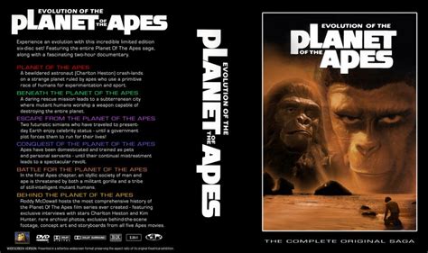 Planet Of The Apes Box Set Movie Dvd Custom Covers Pota Evolution