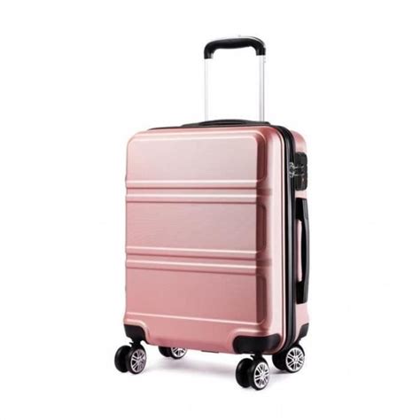 ABS 55cm Extensible Kono Valise Cabine à Main Trolley Rigide Bagages