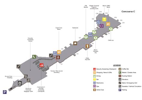 Terminal Maps Palm Beach International Airport