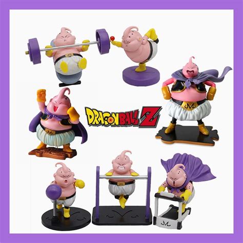 Anime Dragon Ball Z Fitness Majin Buu Boo Pvc Action Figures Adult Toys