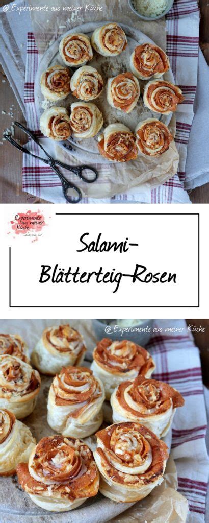 Salami Blätterteig Rosen Experimente Aus Meiner Küche