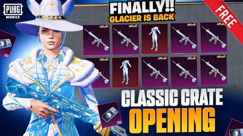 😱m416 Glacier Back In Classic Crates Free Crates Opening Youtube