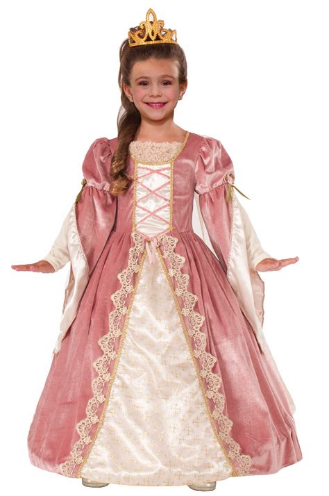 PRINCESSE COSTUME DE ROSE VICTORIENNE ENFANT