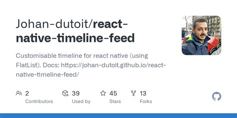 GitHub - Johan-dutoit/react-native-timeline-feed: Customisable timeline ...