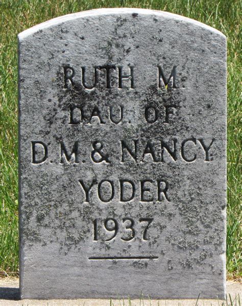 Ruth M Yoder 1937 1937 Find A Grave Gedenkplek