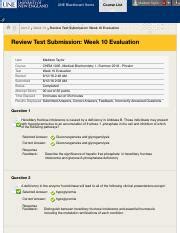 Week Evaluation Chem Pdf Une Blackboard Home H Unit