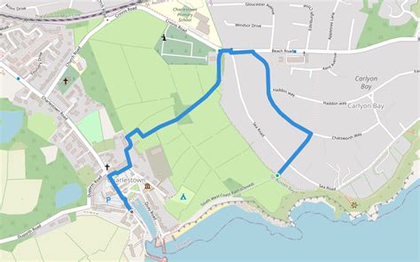 South West Coast Path Diversion East Of Charlestown Walking And