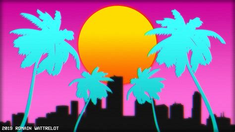 Miami Vice Retro Wallpapers - Wallpaper Cave