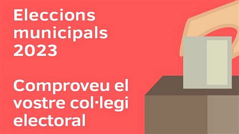 Elecciones Municipales 2023 Vuestro Colegio Electoral Puede Haber