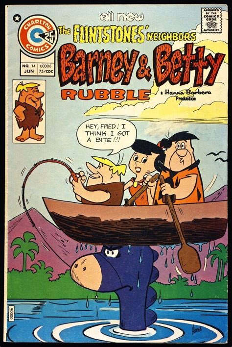 Barney And Betty Rubble 14 1975 Charlton Hanna Barbera The Flintstones 4559838303