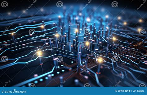 Abstract Technology Background Of A Digital Computing System With