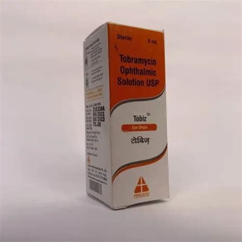 Tobiz Tobramycin Ophthalmic Solution Usp Eye Drop At Rs 5357piece In Agra