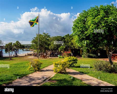 Jack Sprat Bar Treasure Beach Saint Elizabeth Parish Jamaica Stock