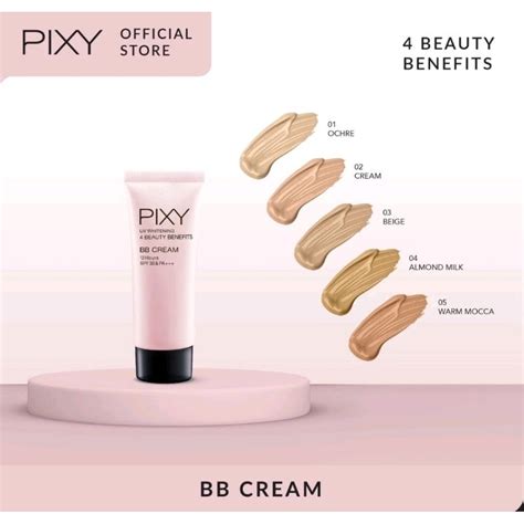 Jual Pixy Bb Cream Uv Whitening Beauty Benefits Ml Shopee Indonesia