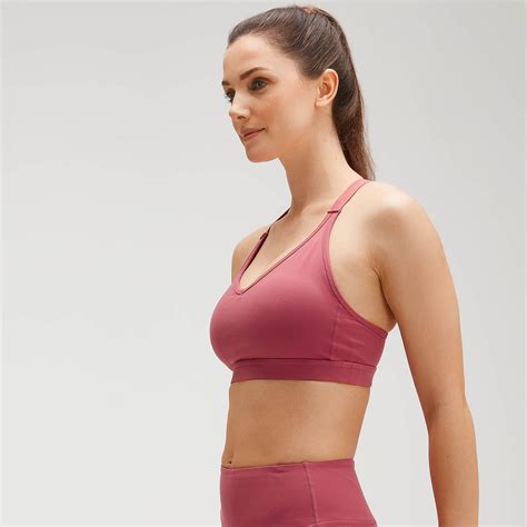 Mp Damen Power Netz Sport Bh Berry Pink Bhs Workout Sport Bh