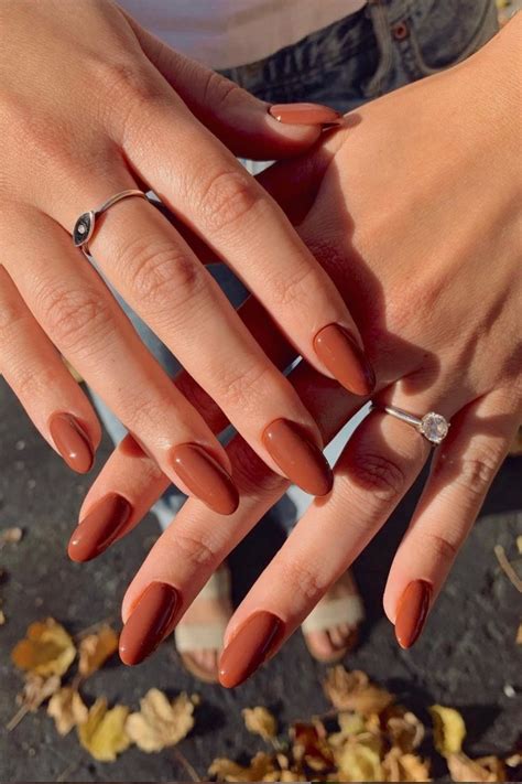 27 Trendy Brown Nails Design Ideas For Fall Nail Colors 2021 Nail