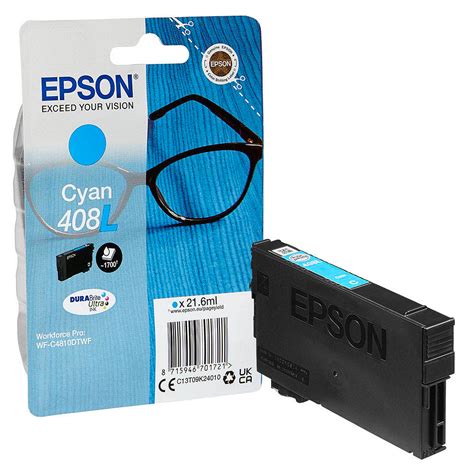 Tinteiro Original Epson nº408L Azul Limifield