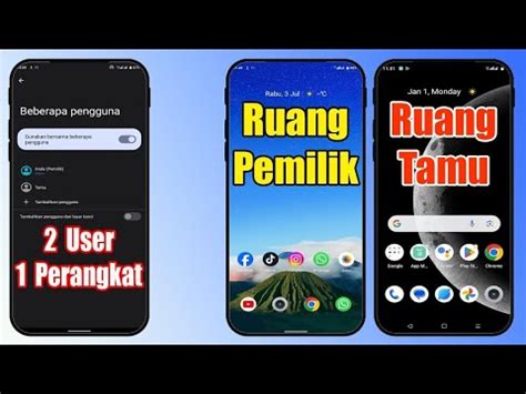 Cara Membuat Multi User Atau Ruang Kedua Di Hp Realme YouTube