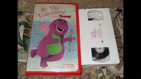 Barney Be My Valentine Love Barney Vhs Youtube