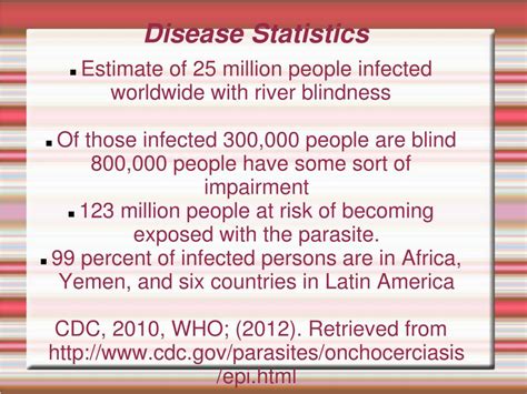 Ppt River Blindness A Global Health Issue In Nigeria Powerpoint