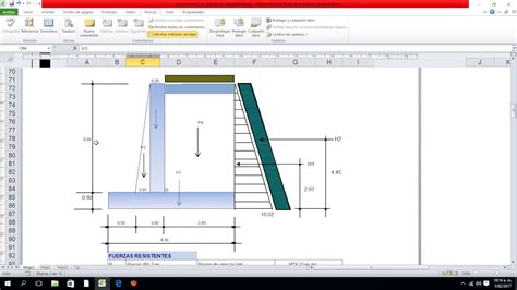 DiseÑo De Muro De Contencion Youtube