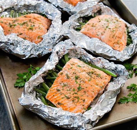 Ranch Seasoned Salmon Foil Packets Kirbie S Cravings