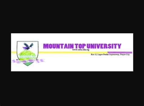 Mountain Top University Postgraduate Application Form on Sale - Postgraduate Nigeria