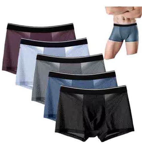 Kit Boxer Wear Roupa Ntima Antial Rgica De Fibra De Bamb