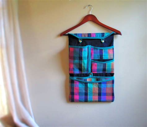 Fabric Pocket Organizer For Wall Closet Or Car Auto Headrest