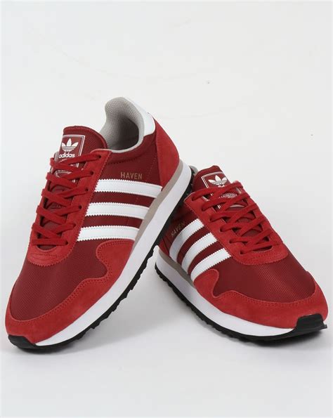 Adidas Haven Trainers Mystery Redwhiteoriginalsshoesrunners