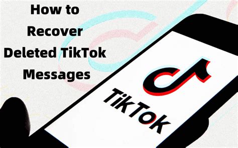 How To Recover Deleted Tiktok Messages On Iphone Or Android