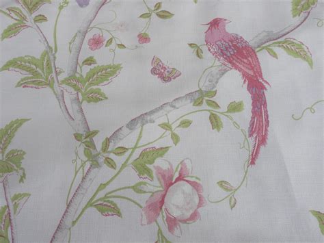 Yds Of Wide Laura Ashley Linen Fabric Summer Palace Great