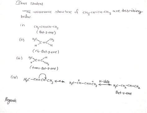 Draw The Resonance Structure For Ch Ch Ch Ch Using Curve Arrow