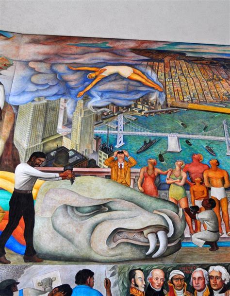 Part Of Diego Riveras Largest Fresco In San Francisco Diego Rivera Art