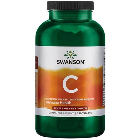 Swanson Buffered Vitamin C With Bioflavonoids Mg Tablets