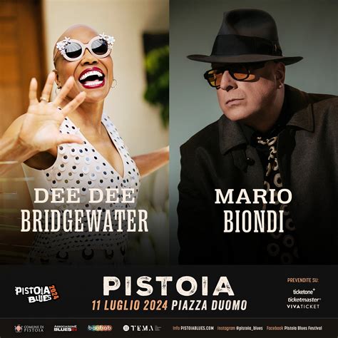 Mario Biondi E Dee Dee Bridgewater No Pistoia Blues Festival