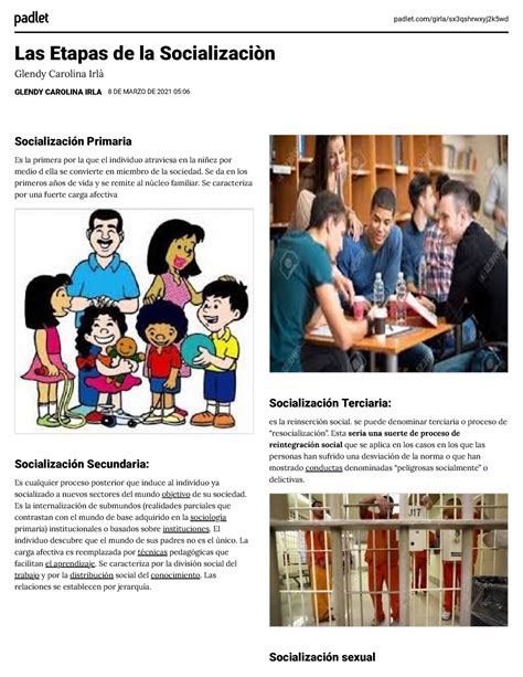 Linea De Tiempo Etapas De La Socializaciгіn Padlet Rodr Nbkomputer