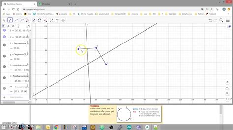 Teorema Della Circonferenza Passante Per 3 Punti Non Allineati YouTube