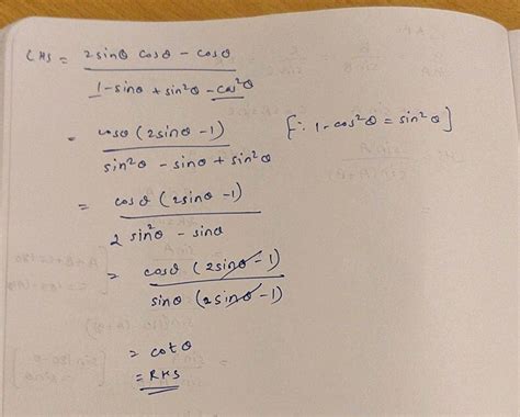 If Sintheta Sin Theta Sin Theta Then Cos Theta Cos